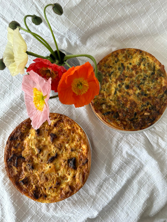 Spinach And Feta Cheese Quiche